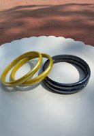 Candyman Yellow and Black Bangle Set ACCESSORIES IKKIVI