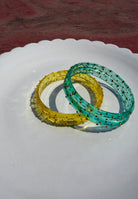 Arm Candy Blue & Yellow Bangle Set ACCESSORIES IKKIVI