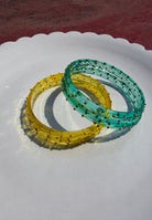 Arm Candy Blue & Yellow Bangle Set ACCESSORIES IKKIVI