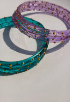 Arm Candy Lavender & Blue Bangle Set ACCESSORIES IKKIVI