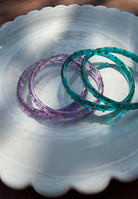 Arm Candy Lavender & Blue Bangle Set ACCESSORIES IKKIVI