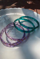 Arm Candy Lavender & Blue Bangle Set ACCESSORIES IKKIVI