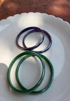 Candyman Green and Deep Blue Bangle Set ACCESSORIES IKKIVI