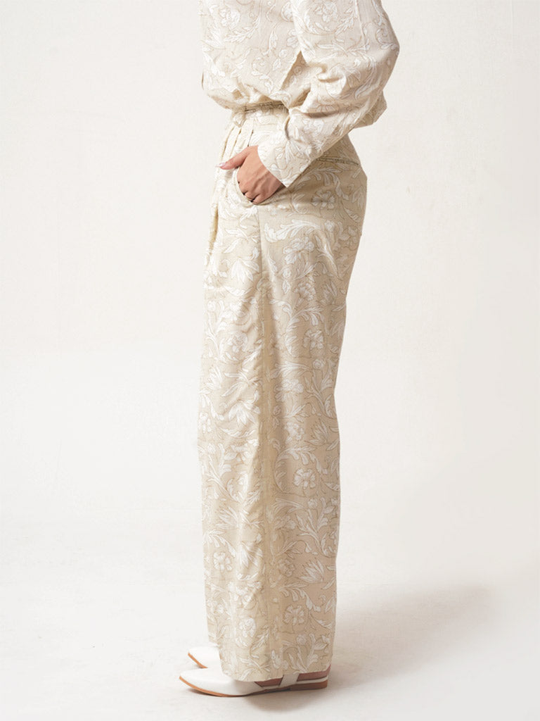 Rooh Greige Pants BOTTOMS IKKIVI