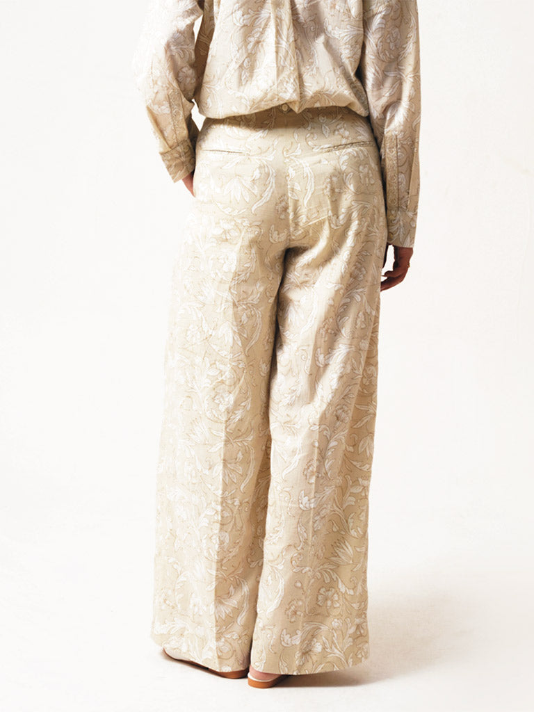 Rooh Greige Pants BOTTOMS IKKIVI