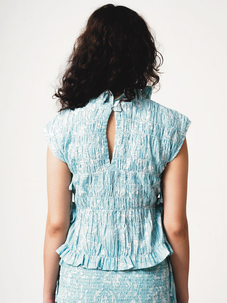 Iris Blue Top TOPS IKKIVI