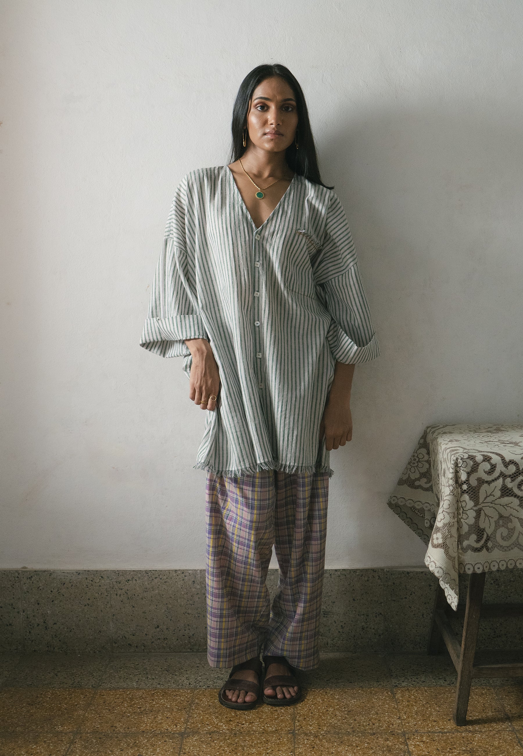 Afra Oversized Shirt TOPS IKKIVI