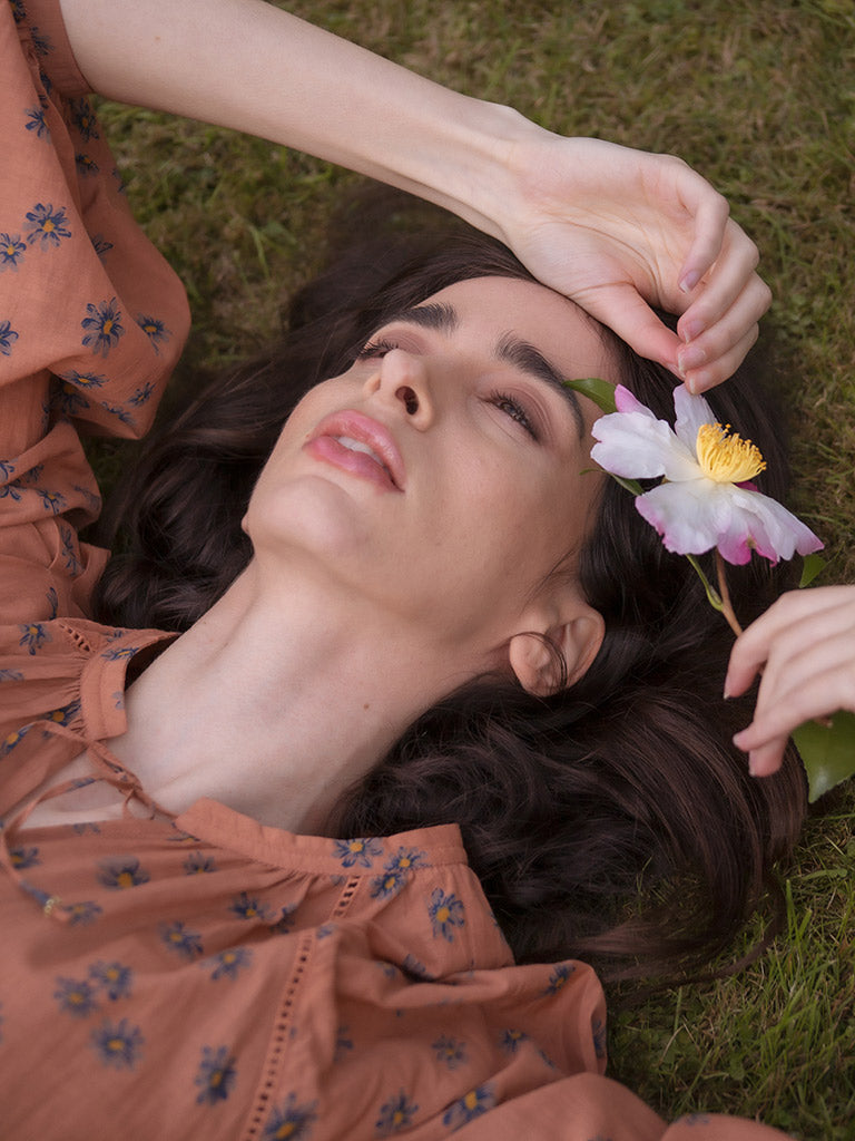 Cinnamon Daisy Tiered Dress DRESSES Em and Shi