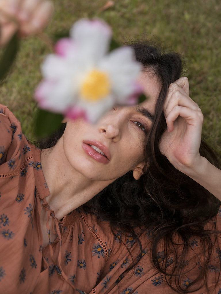 Cinnamon Daisy Tiered Dress DRESSES Em and Shi