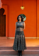 Siah Sheer Dress DRESSES IKKIVI