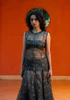 Siah Sheer Dress DRESSES IKKIVI