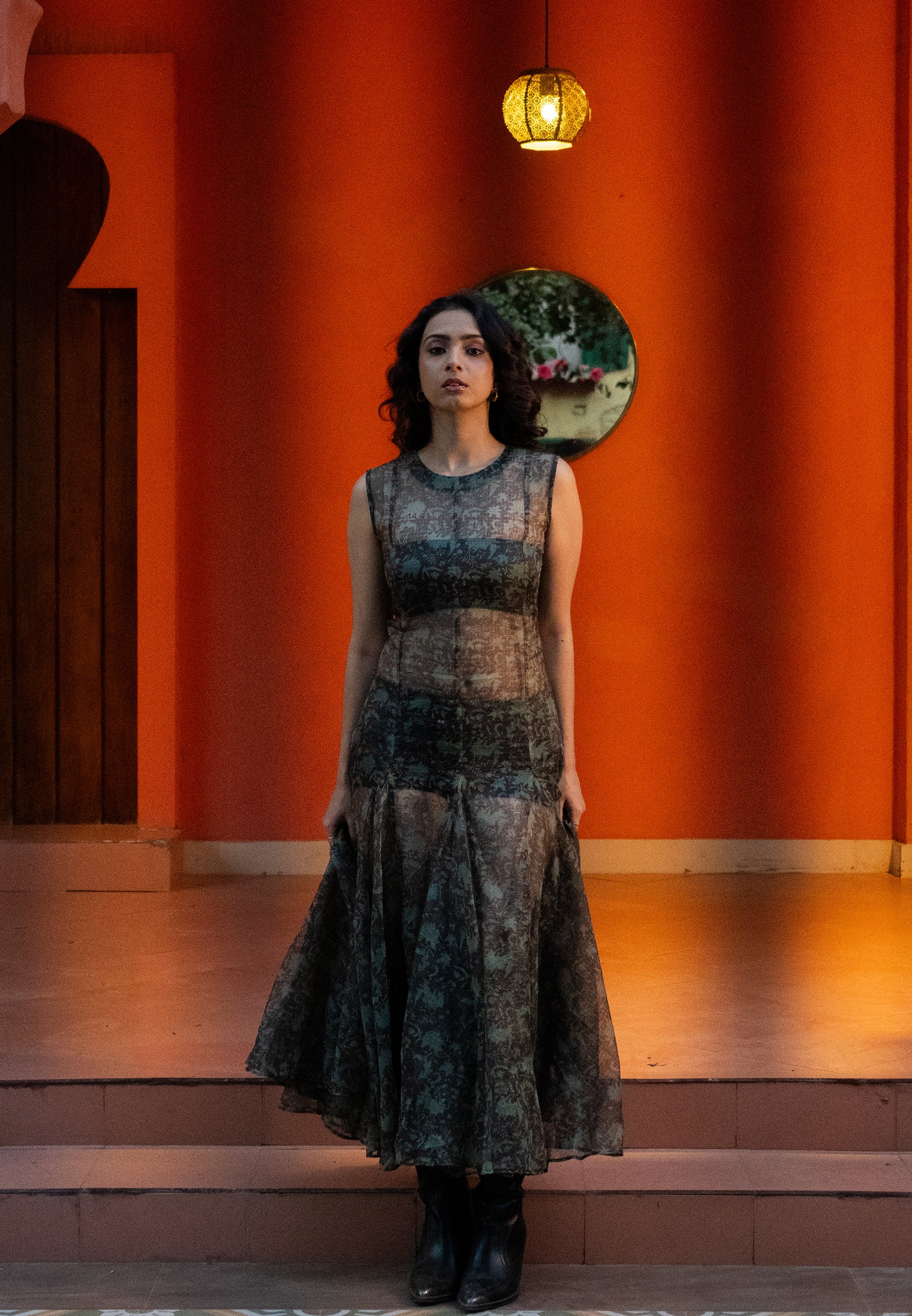 Siah Sheer Dress DRESSES IKKIVI