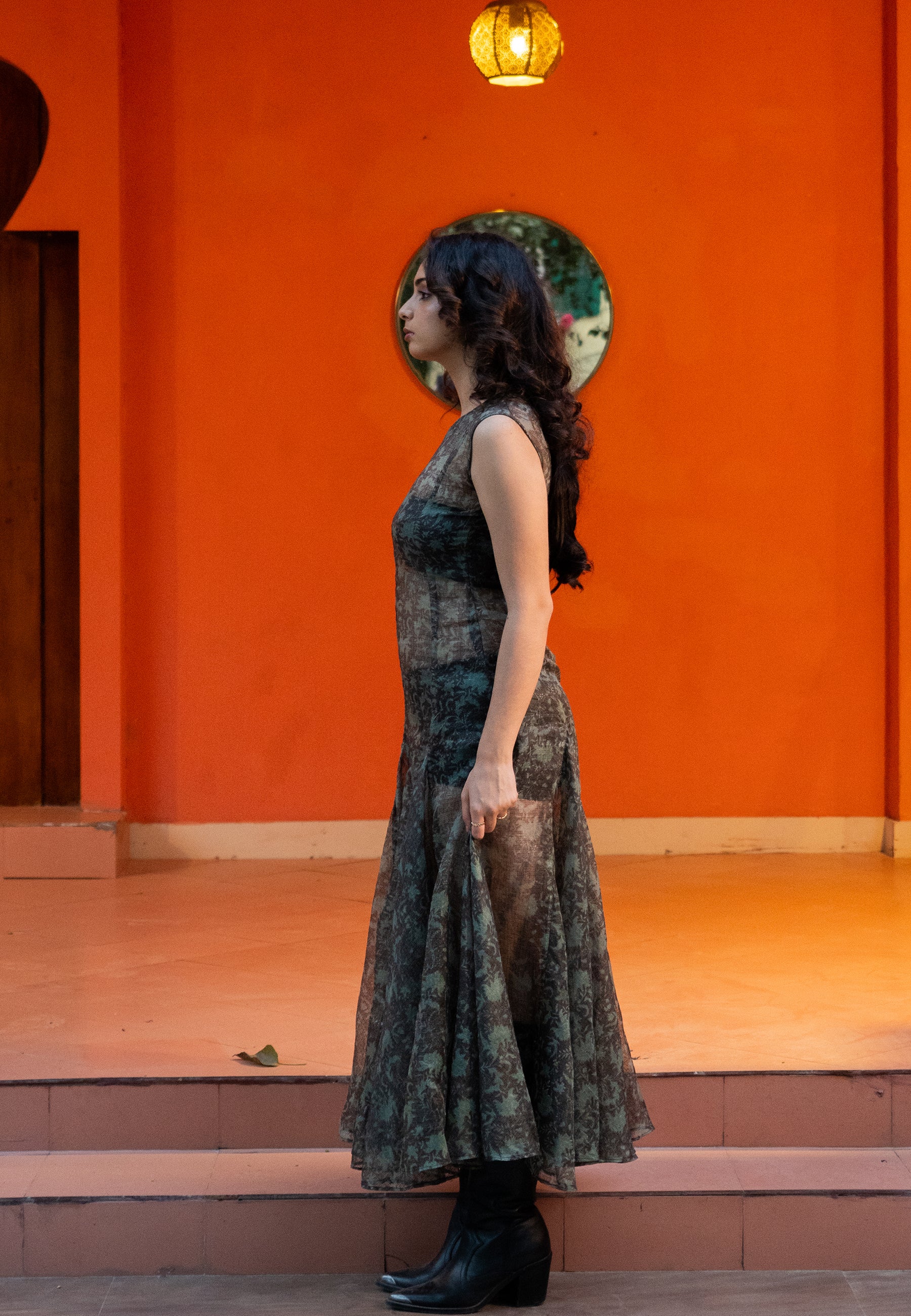 Siah Sheer Dress DRESSES IKKIVI