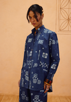 Indigo Patterns Organic Cotton Shirt TOPS SUI
