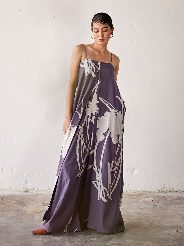 Wine Sips Jumpsuit JUMPSUITS KHARA KAPAS   