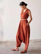 Load image into Gallery viewer, Morning Glory Jumpsuit JUMPSUITS KHARA KAPAS   
