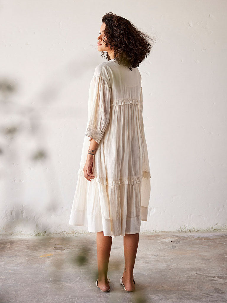 Desi Mogra Dress DRESSES KHARA KAPAS   