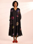 Dusky Fleurs Dress DRESSES KHARA KAPAS