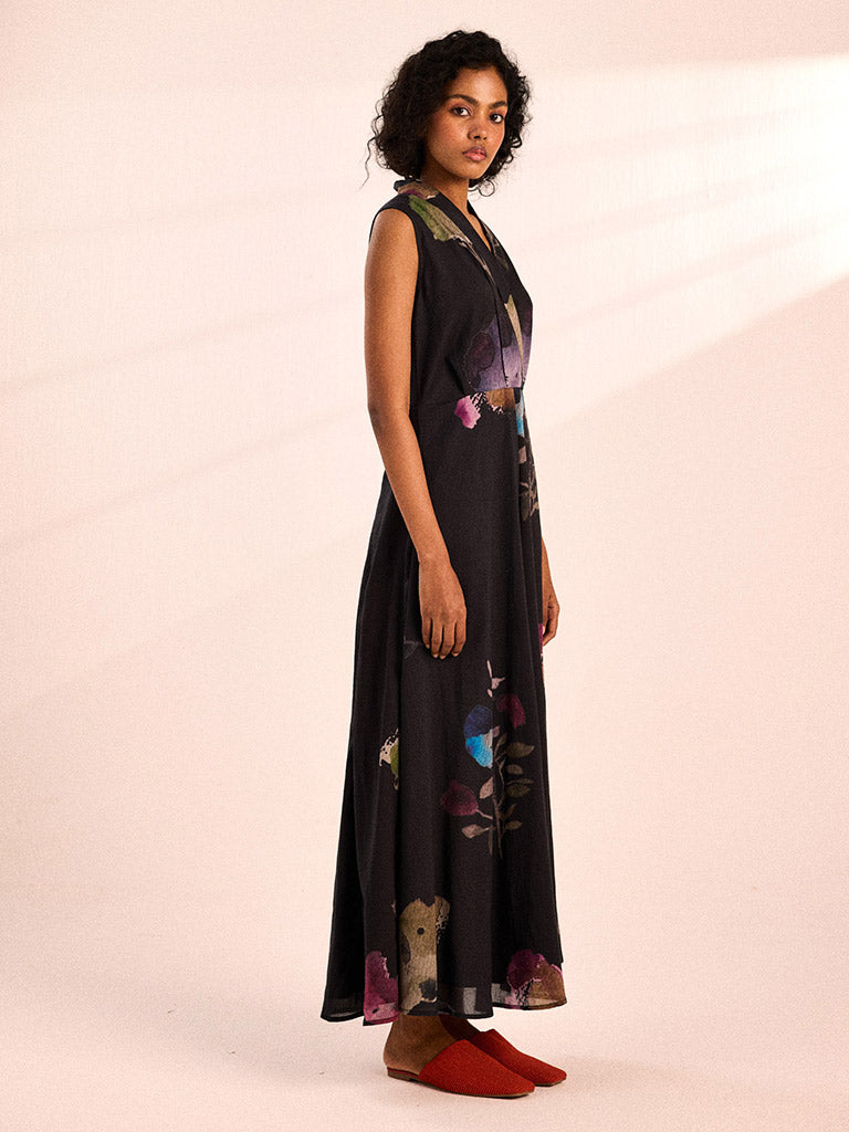 Noir Garden Dress DRESSES KHARA KAPAS