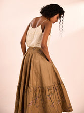 Load image into Gallery viewer, Rust Rose Skirt BOTTOMS KHARA KAPAS
