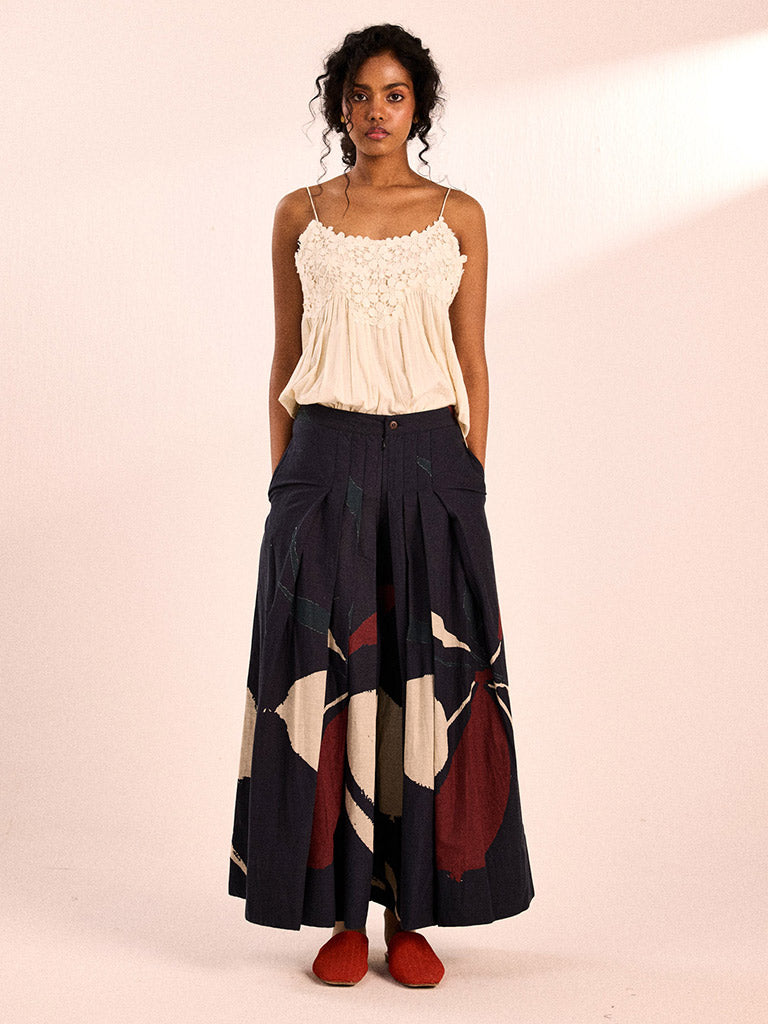 Aba Pleated Pants BOTTOMS KHARA KAPAS