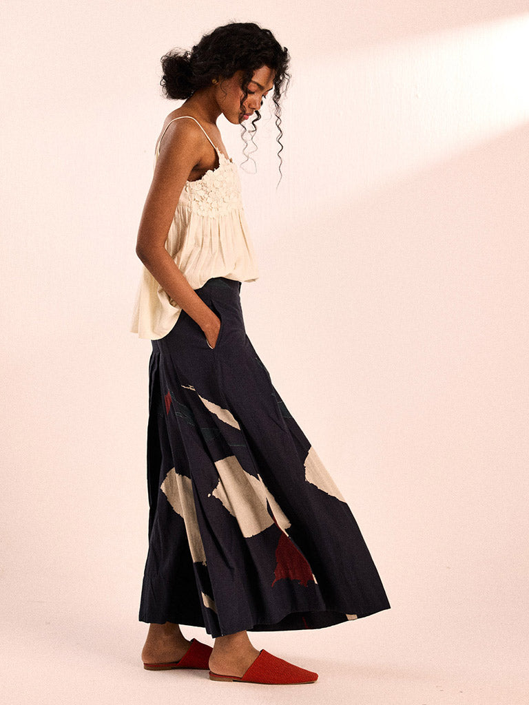 Aba Pleated Pants BOTTOMS KHARA KAPAS