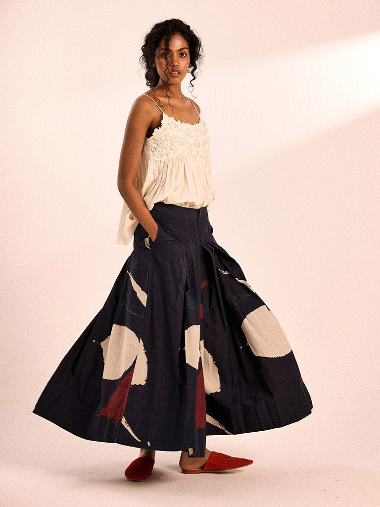 Aba Pleated Pants BOTTOMS KHARA KAPAS