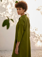 Load image into Gallery viewer, Spring Shirt Dress DRESSES KHARA KAPAS   
