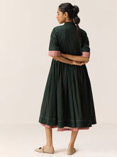 Load image into Gallery viewer, Tangled In Checks Midi Dress DRESSES KHARA KAPAS
