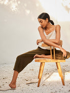 Olive Dreams Pant BOTTOMS KHARA KAPAS   