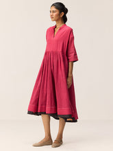 Load image into Gallery viewer, Berry Beam Midi Dress DRESSES KHARA KAPAS
