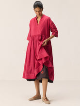 Load image into Gallery viewer, Berry Beam Midi Dress DRESSES KHARA KAPAS
