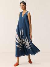 Load image into Gallery viewer, Blue Fern Jumpsuit JUMPSUITS KHARA KAPAS
