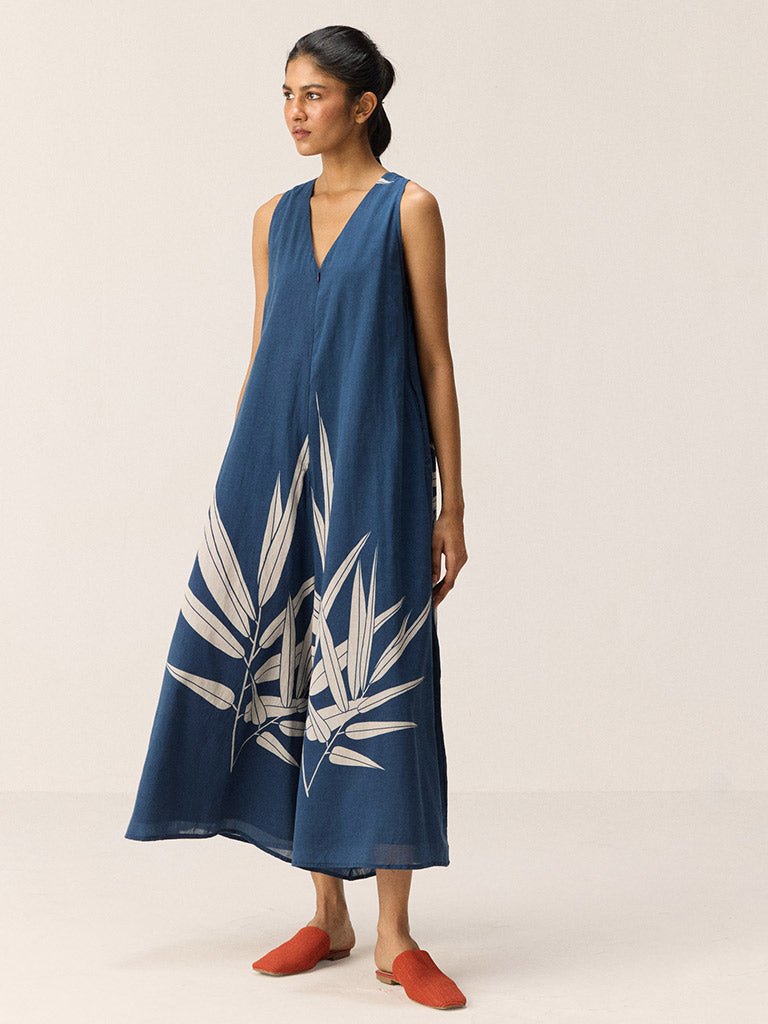 Blue Fern Jumpsuit JUMPSUITS KHARA KAPAS