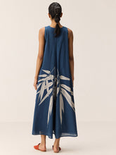 Load image into Gallery viewer, Blue Fern Jumpsuit JUMPSUITS KHARA KAPAS
