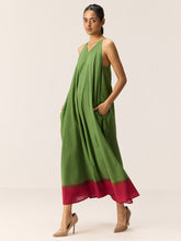 Load image into Gallery viewer, Forest Blush Ombre Maxi Dress DRESSES KHARA KAPAS
