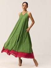 Load image into Gallery viewer, Forest Blush Ombre Maxi Dress DRESSES KHARA KAPAS

