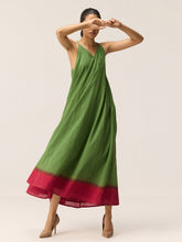 Load image into Gallery viewer, Forest Blush Ombre Maxi Dress DRESSES KHARA KAPAS
