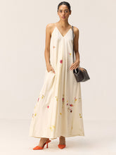 Load image into Gallery viewer, Chalky Blooms Maxi Dress DRESSES KHARA KAPAS
