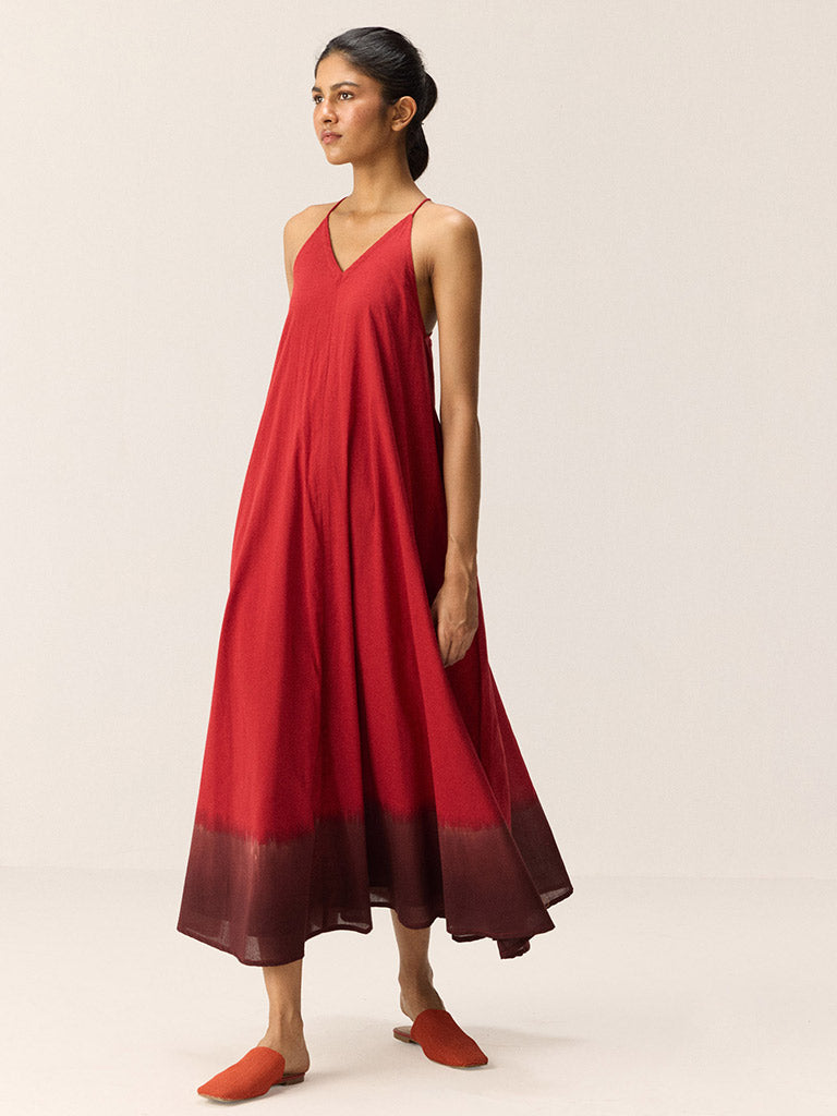 Rosewood Ombre Maxi Dress DRESSES KHARA KAPAS