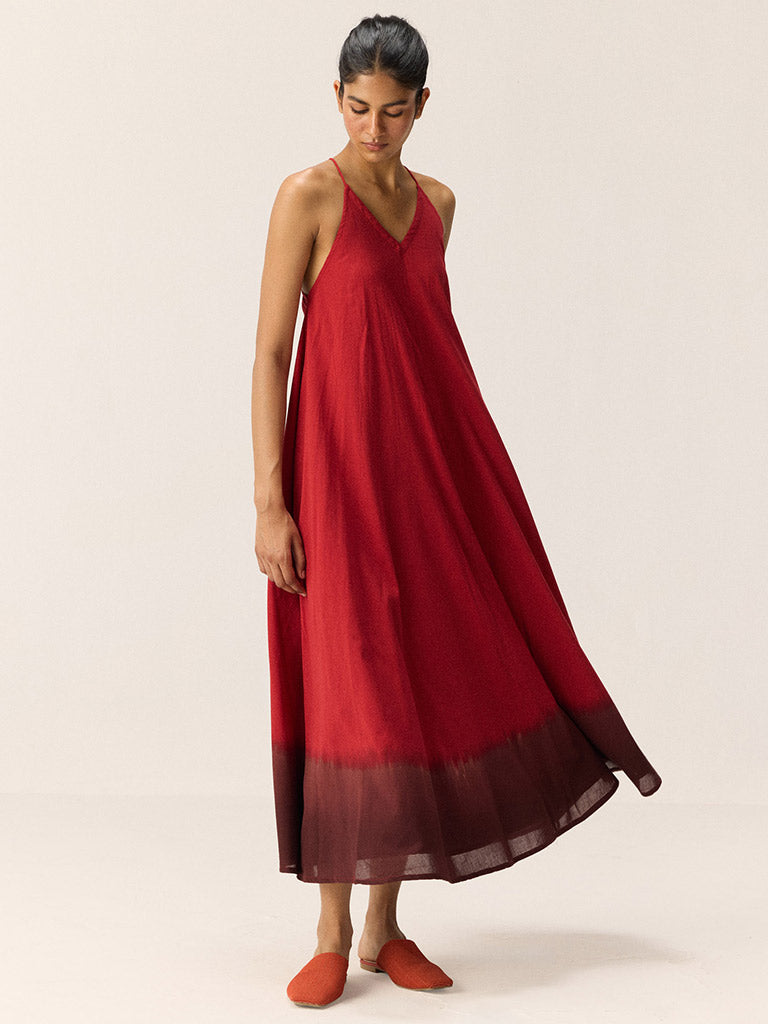 Rosewood Ombre Maxi Dress DRESSES KHARA KAPAS