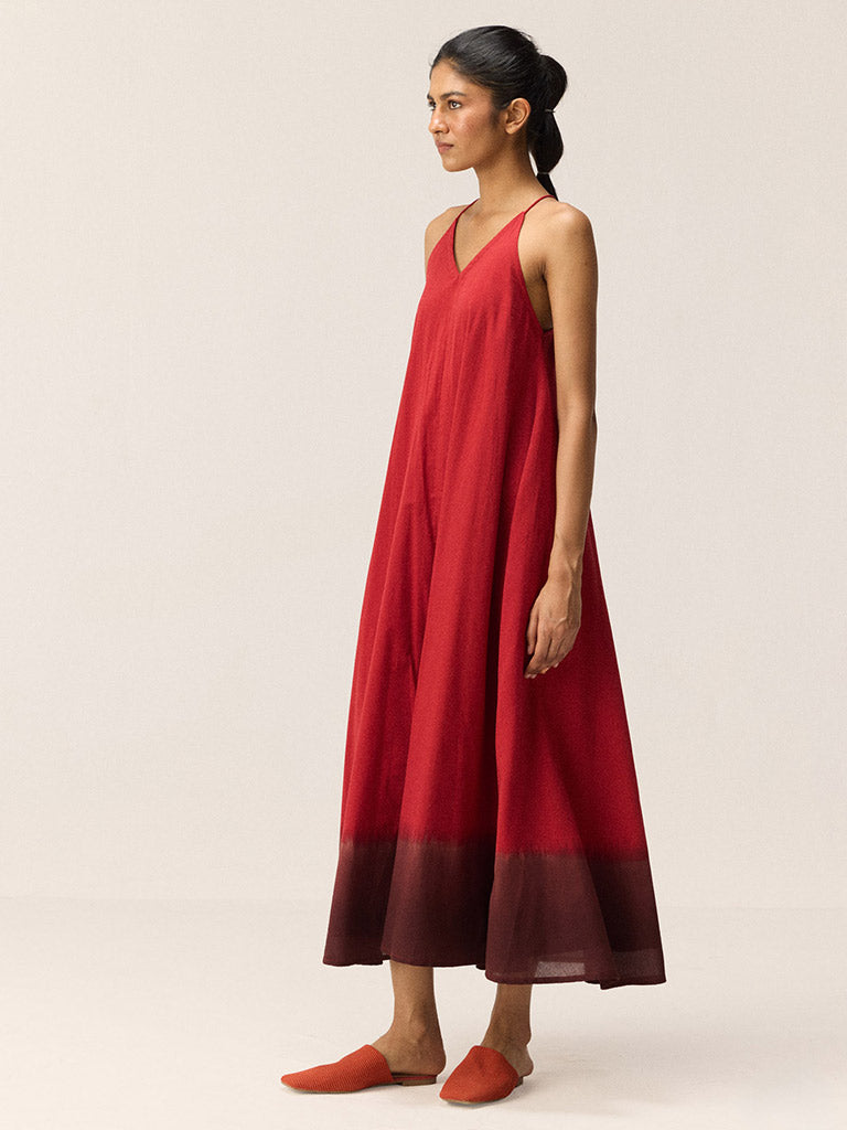 Rosewood Ombre Maxi Dress DRESSES KHARA KAPAS