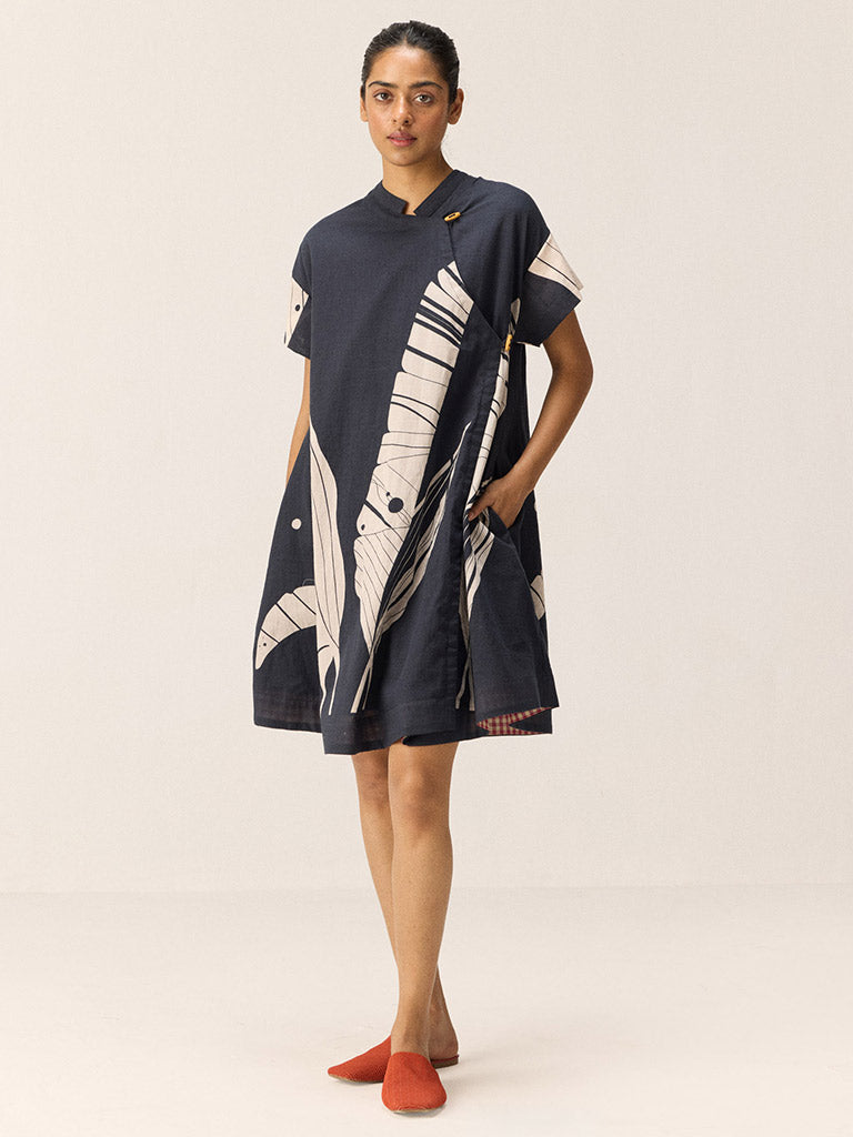 Phantom Leaves Dress DRESSES KHARA KAPAS