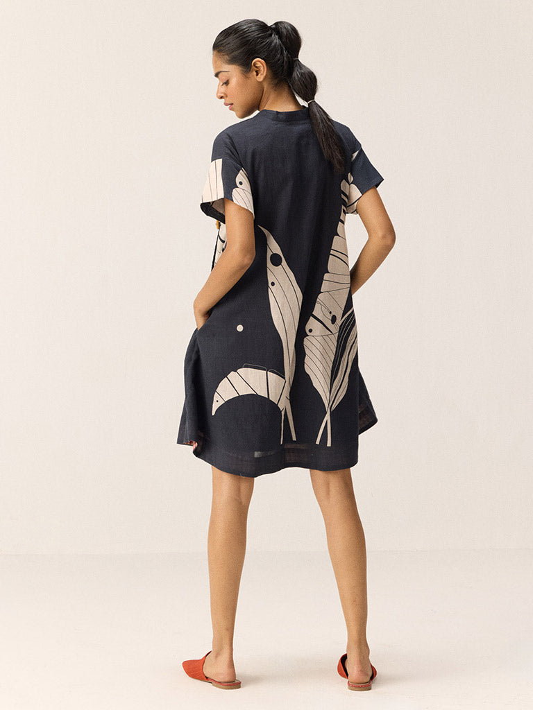 Phantom Leaves Dress DRESSES KHARA KAPAS