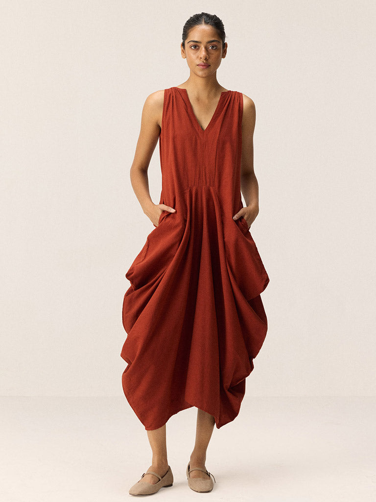 Brick Muse Dress DRESSES KHARA KAPAS