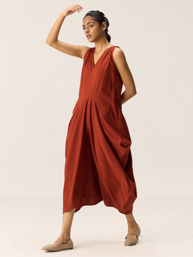 Brick Muse Dress DRESSES KHARA KAPAS