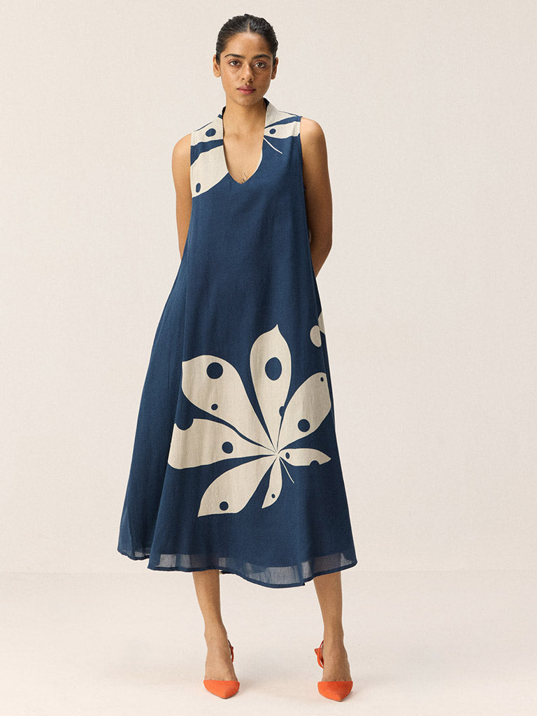 Dust Storm Mul Cotton Dress DRESSES KHARA KAPAS