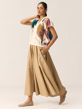 Load image into Gallery viewer, Pecan Oxford Maxi Skirt BOTTOMS KHARA KAPAS
