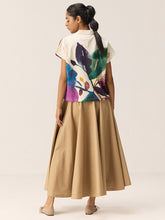 Load image into Gallery viewer, Pecan Oxford Maxi Skirt BOTTOMS KHARA KAPAS
