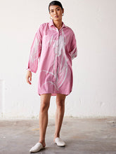 Load image into Gallery viewer, Summer Garden Shirt Dress DRESSES KHARA KAPAS   
